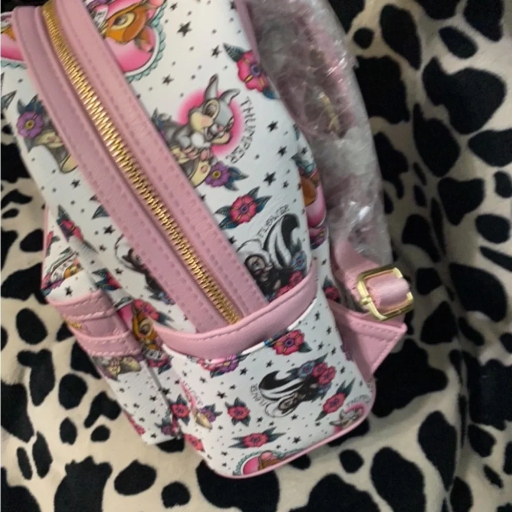 Bambi tattoo loungefly backpack & pencil case - Picture 7 of 7